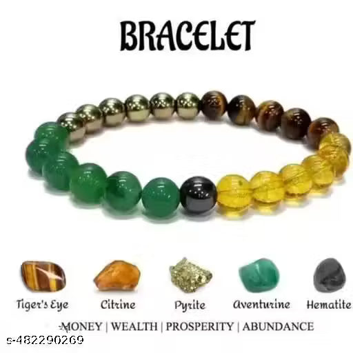 Money Magnet Bracelet Lab-Certified AAA Grade 8mm for Wealth & Prosperity